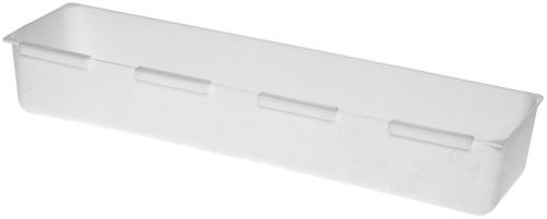 Plastični organizator predalov bele barve 30x8x5cm