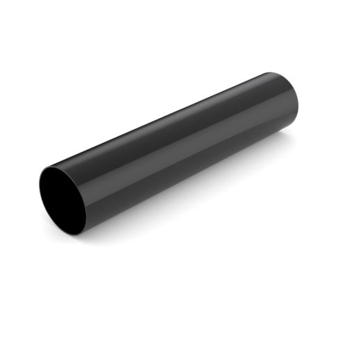 BRYZA plastični vtič brez vratu Ø 63 mm, dolžina 3M, črna RAL 9005