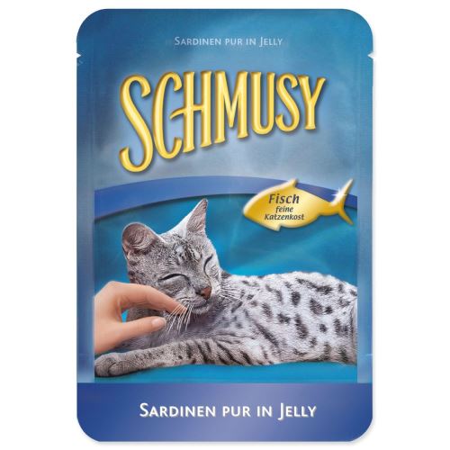 Kapsula SCHMUSY Ribje sardine v želeju 100 g