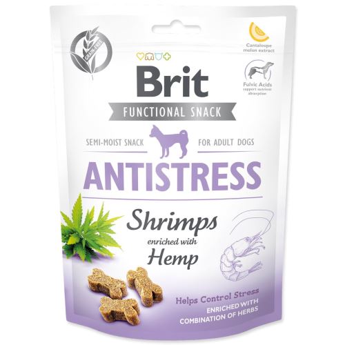 BRIT Care Dog Funkcionalni prigrizek za pse Antistress Shrimps 150 g