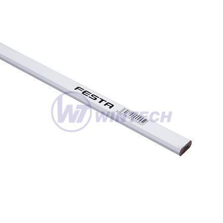 Tesarski svinčnik FESTA beli 250 mm / pakiranje 1 kos
